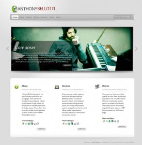 Anthony Bellotti Website Design by SimcoMedia